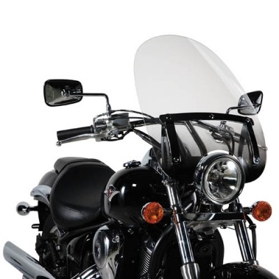 A 35N Plexi GIVI čiré, dole tmavé pro motocykly, univerzální